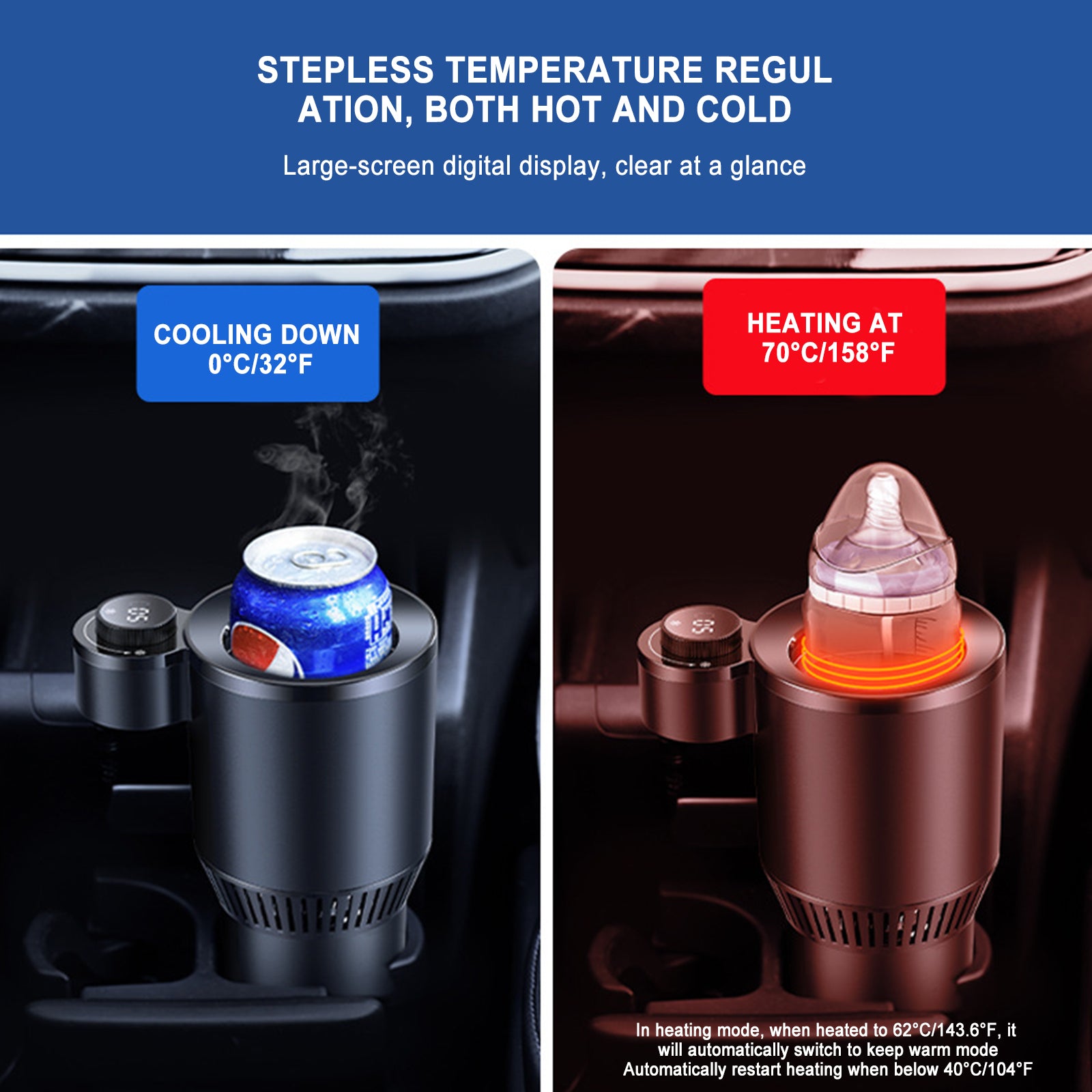 🌈Smart Car Cup Cooler