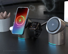 🤖🤖🤖 2024 Creative New Products-3 in 1 magnetic wireless charger