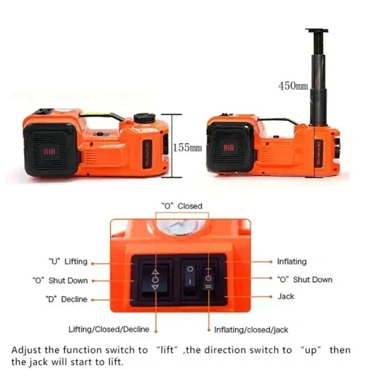 💥Last Day Clearance🎉3-in-1 Electric Hydraulic Car Jack