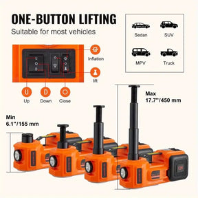 🔥Hot Sale🔥5 Ton/11023 LBS Electric Car Jack