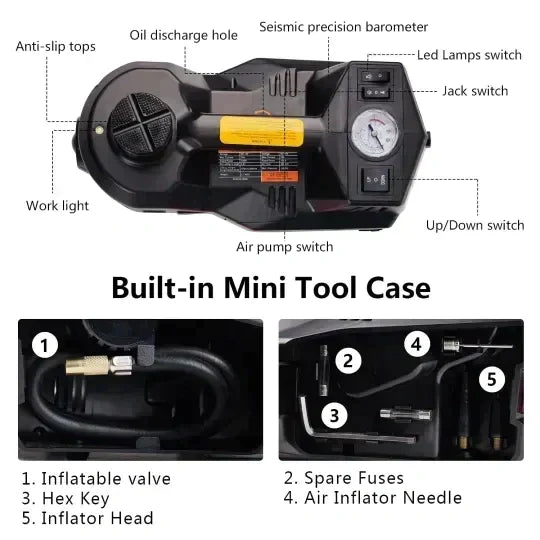 💥Last Day Clearance🎉3-in-1 Electric Hydraulic Car Jack