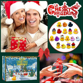 🎁24 Pcs Countdown Christmas Rubber Ducks Advent Calendar