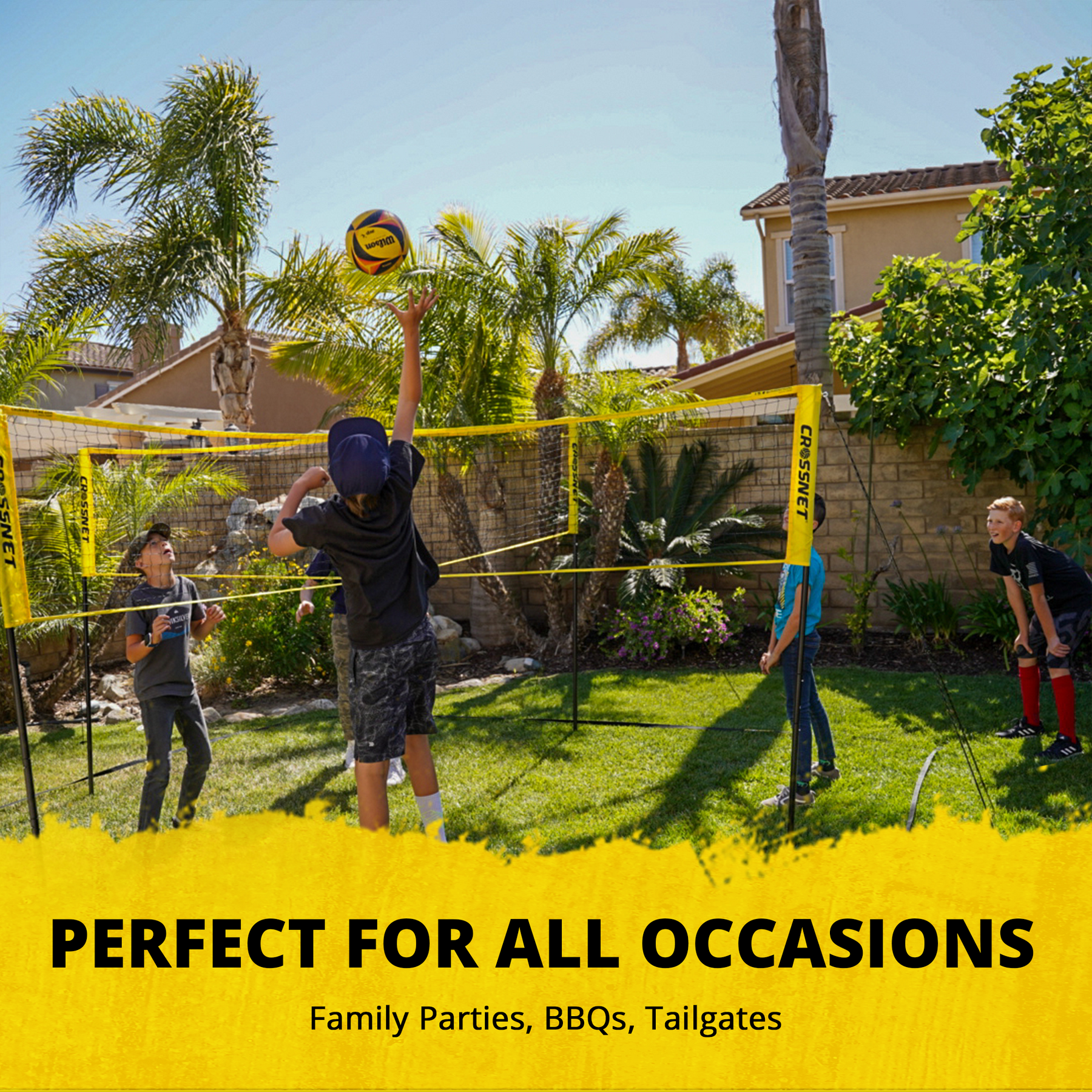 🌈Four Square Volleyball Net