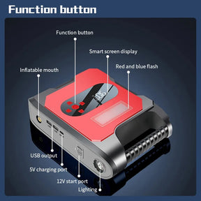 Car Battery Charger with Tire Inflator and Air Pump