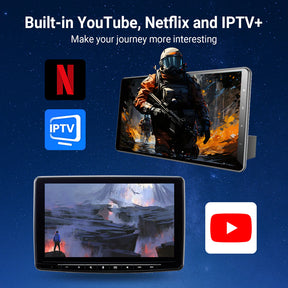 Play2Video Pro Built-in Netflix, YouTube, IPTV, wireless CarPlay/Android auto