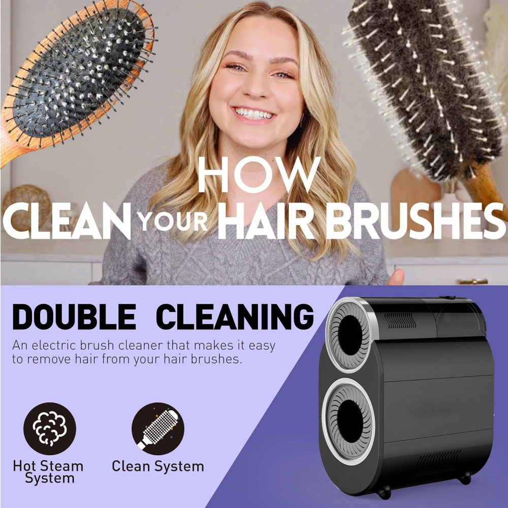 🔥Last Day 50% OFF - Automatic Salon Hair Brush Cleaning Comb Tool