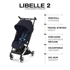 Ultra lightweight travel stroller