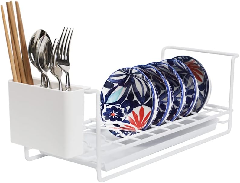 Dish Drainer Bowls Drying Rack Organizer