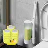 Disposable Replacement Brush Head Toilet Brush Set