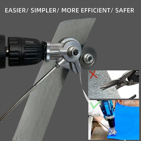 🔥HOT SALE 49% OFF🔥Upgraded Electric Drill Shears Attachment Cutter Nibbler