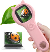 Portable Handheld Magnifying Glass for Kids