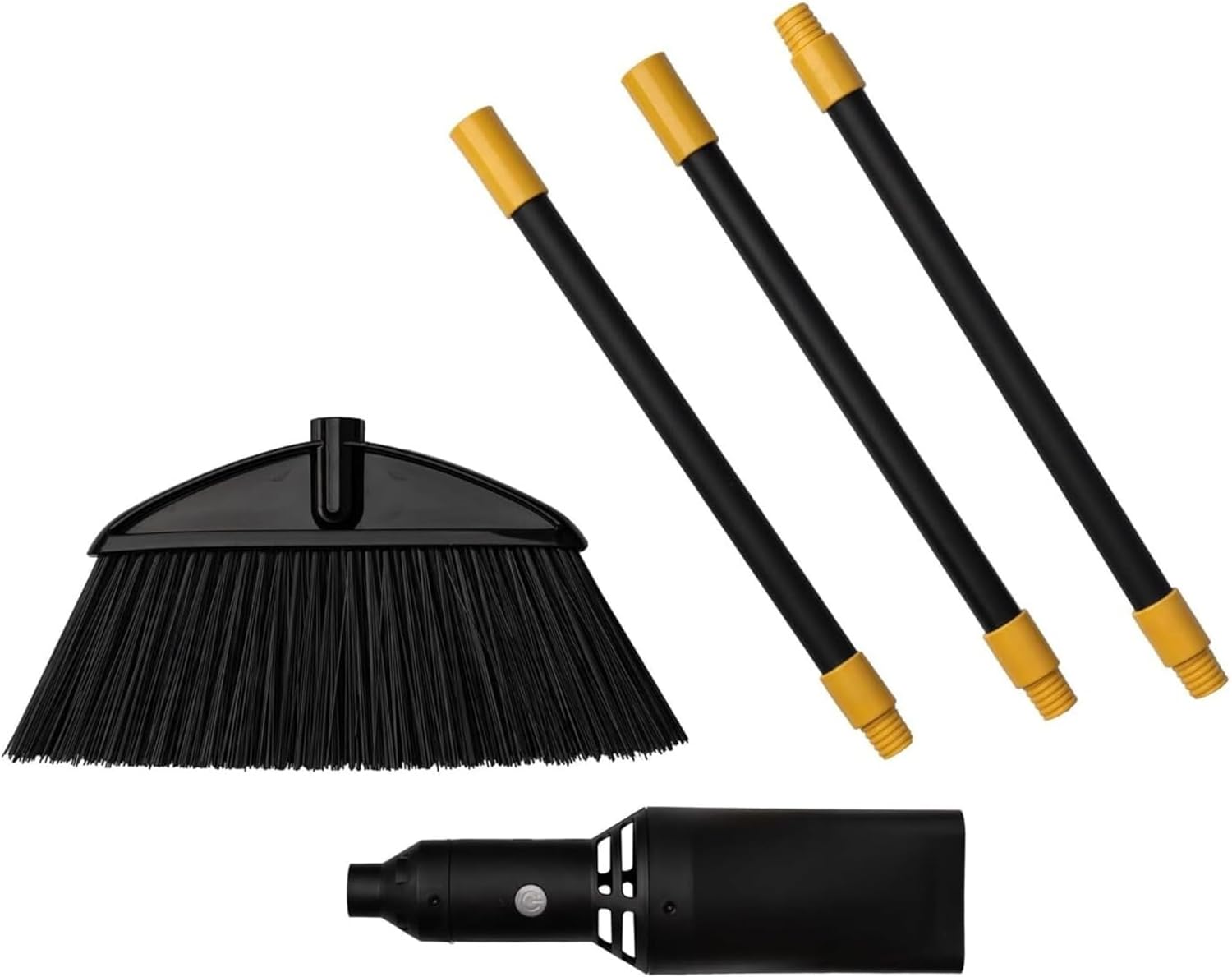 Outdoor Broom with Built-in Lightweight Rechargeable Cordless Leaf Blower