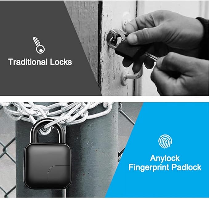 Fingerprint Padlock Keyless Smart Lock