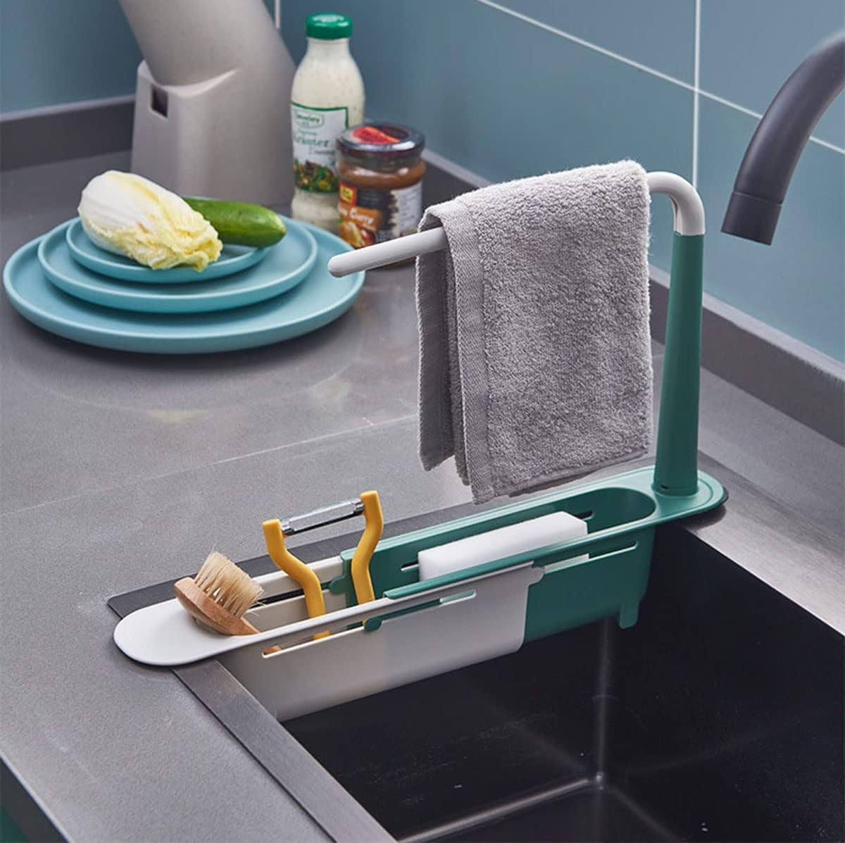 🔥Telescopic Sink Storage Rack