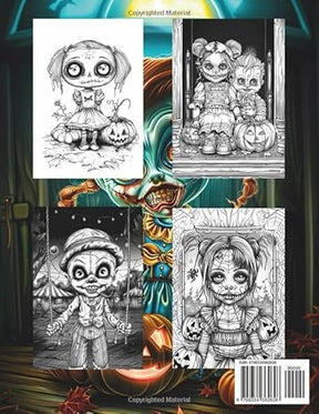 📕Fantasy Coloring Book Creepy Dolls Special Edition