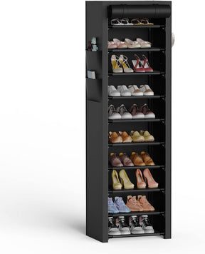 Vertical Narrow Shoe Rack Organizer