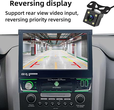 🎁Vehicle-mounted manual retractable screen