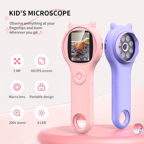 Portable Handheld Magnifying Glass for Kids