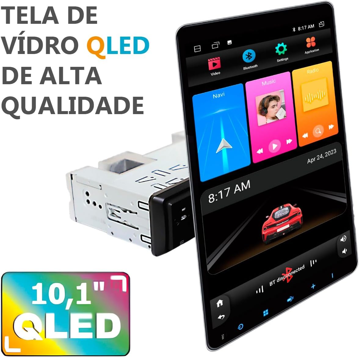 In-vehicle multimedia center 10 in. Android Carplay