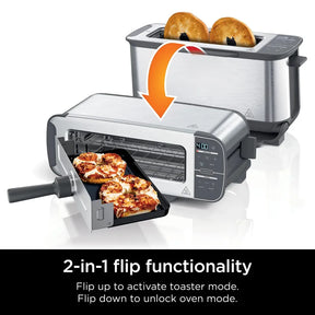 🔥Time-Limited Offer - 2-in-1 Flip Toaster