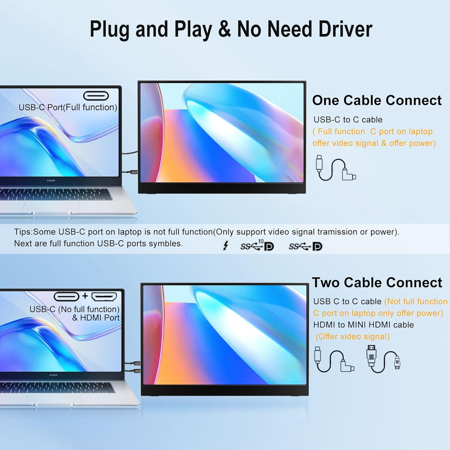 Portable Monitor for Laptop