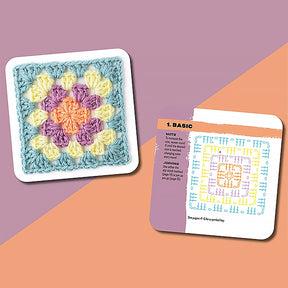 【50 Mix & Match Designs】The Granny Square Card Deck