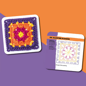 【50 Mix & Match Designs】The Granny Square Card Deck