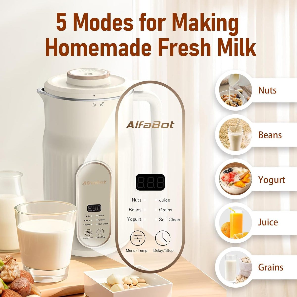 Nuts Automatic Milk Machine