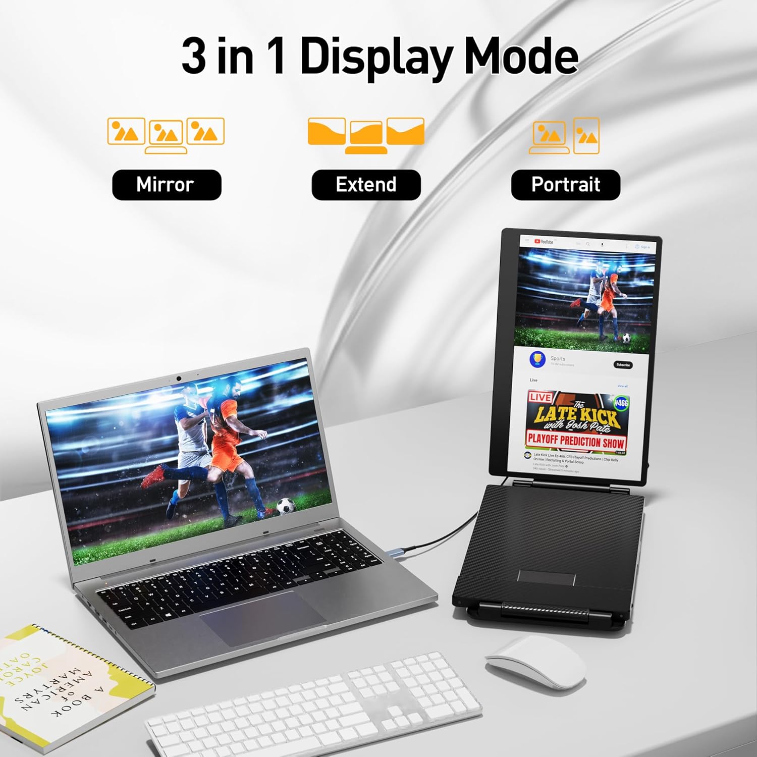 💻Laptop Screen Extender Triple Monitor