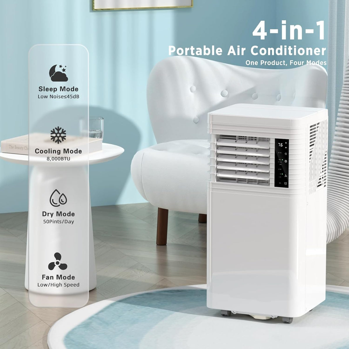 8,000 BTU Portable Air Conditioner