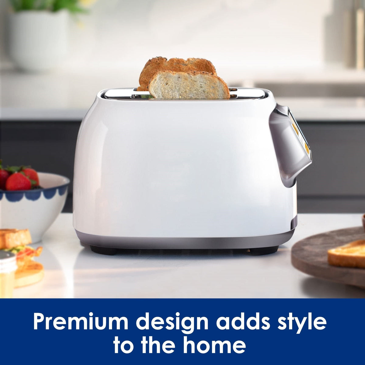 🔥Last Day 49%OFF 🎄Smart Toaster, with Touchscreen, 2-Slice Toast Individually.