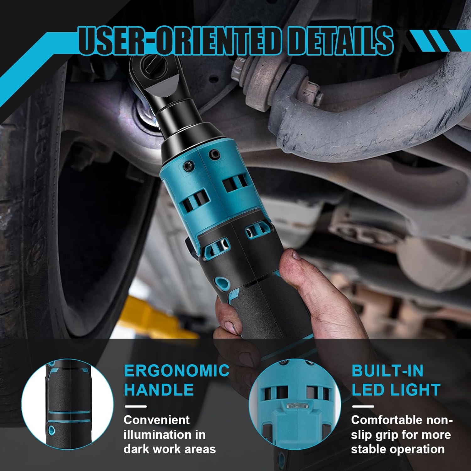 3/8" Electric Ratchet Wrench