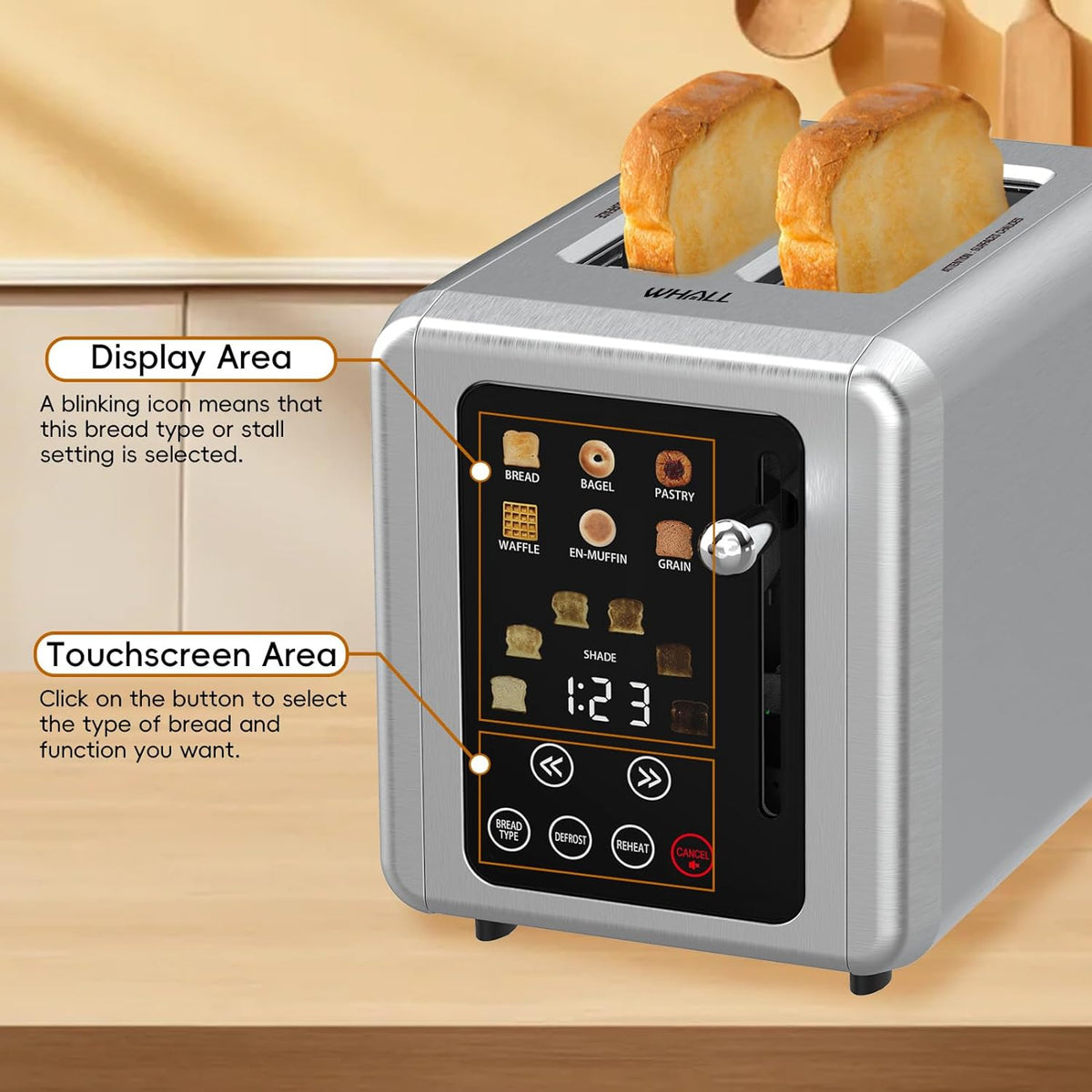 Smart Touch Screen Toaster