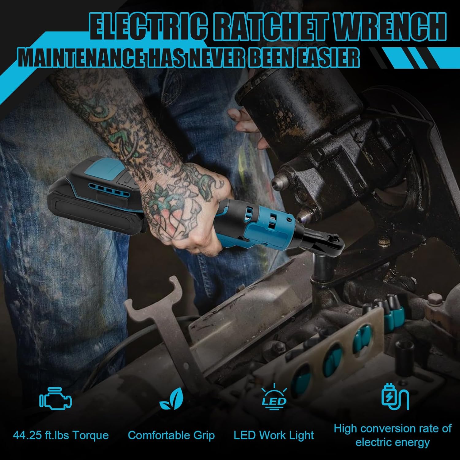 3/8" Electric Ratchet Wrench