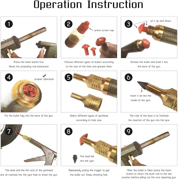 Tubeless Tyre Repair Kit