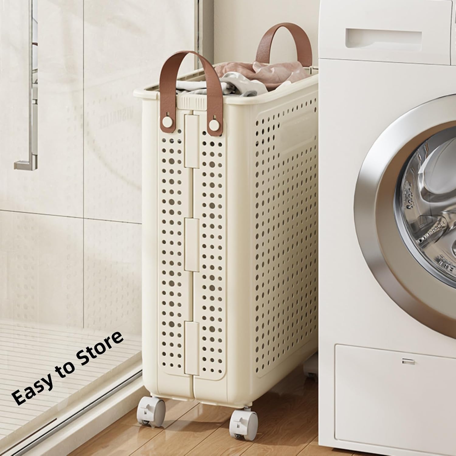 Laundry Hamper With Universal Wheels