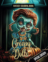 📕Fantasy Coloring Book Creepy Dolls Special Edition