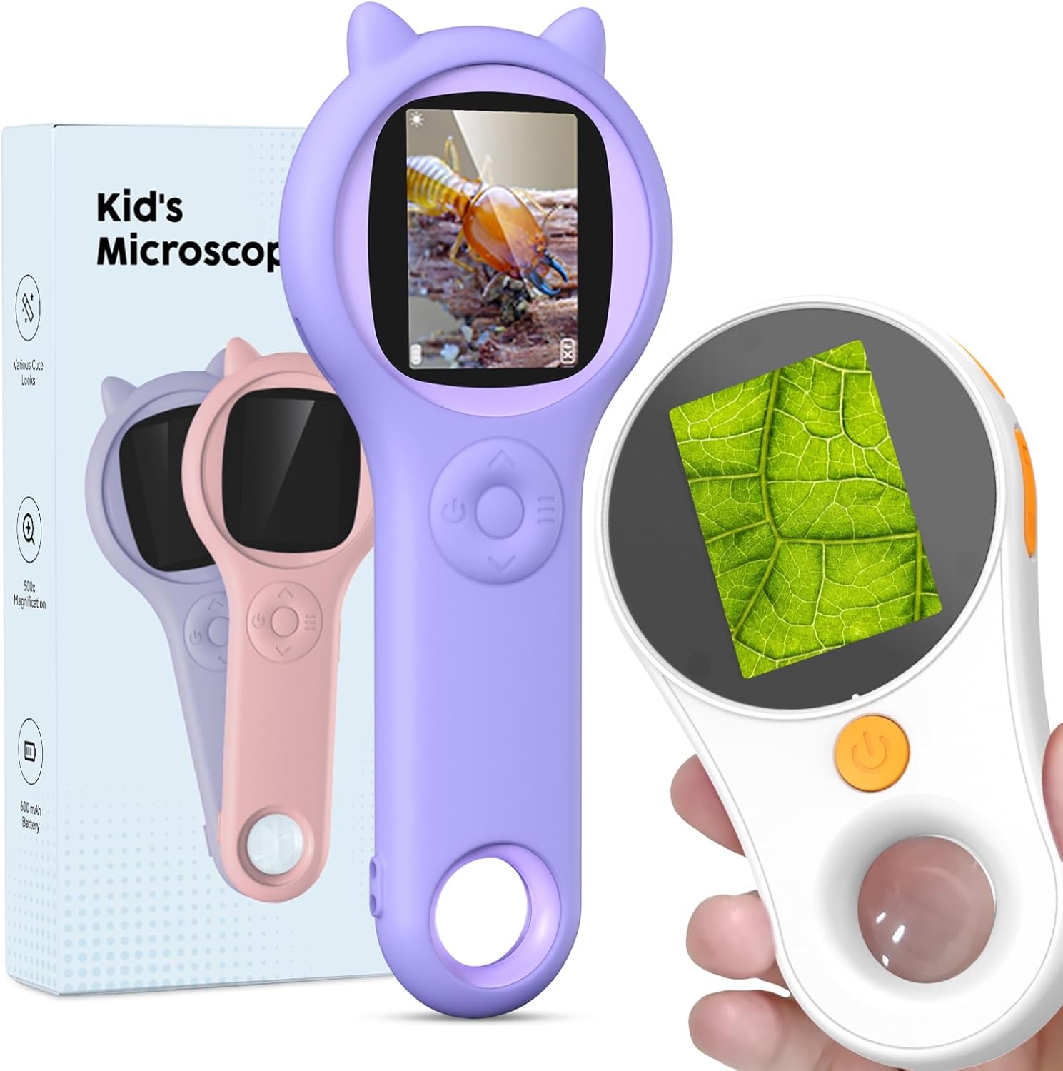 Portable Handheld Magnifying Glass for Kids