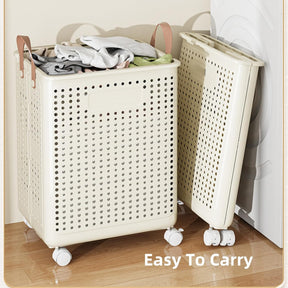 Laundry Hamper With Universal Wheels