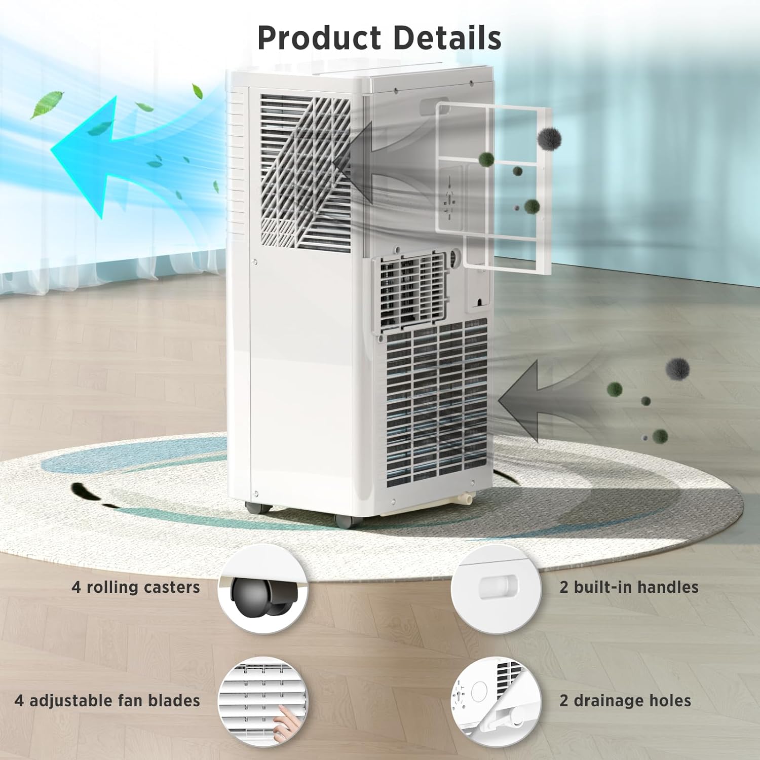 8,000 BTU Portable Air Conditioner