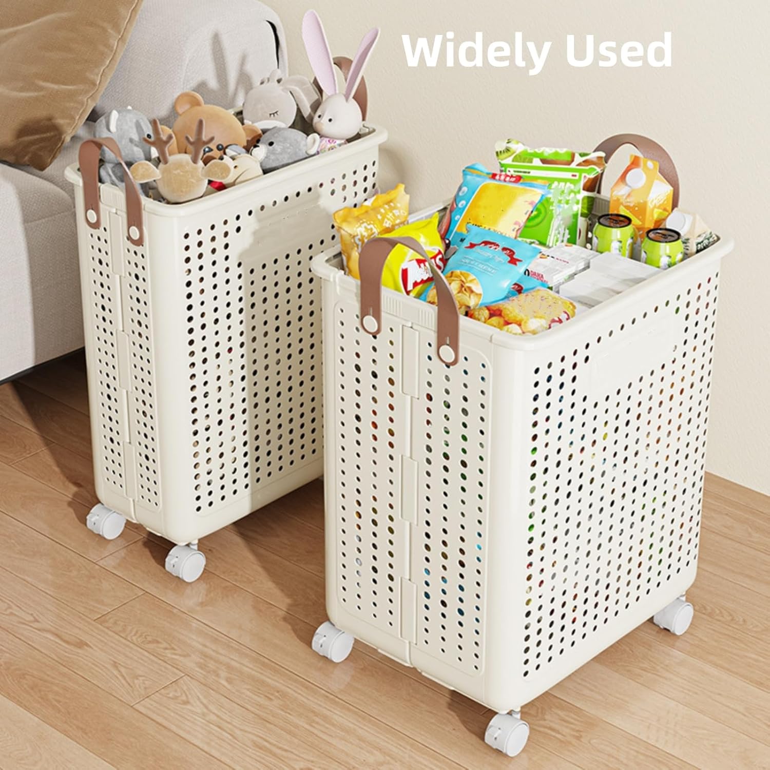 Laundry Hamper With Universal Wheels