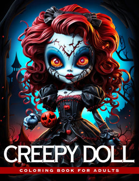 📕Fantasy Coloring Book Creepy Dolls Special Edition