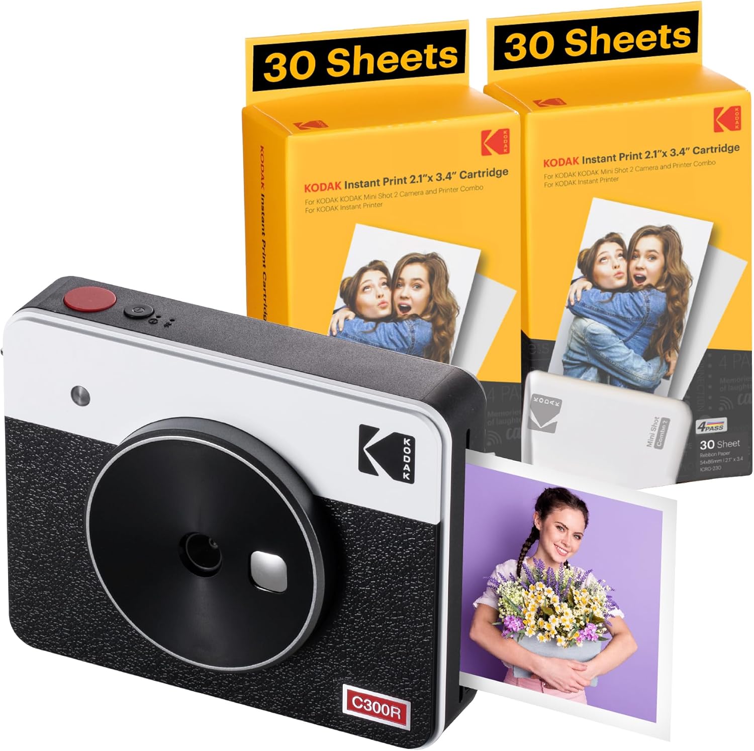 2-in-1 Instant Digital Camera and Photo Printer