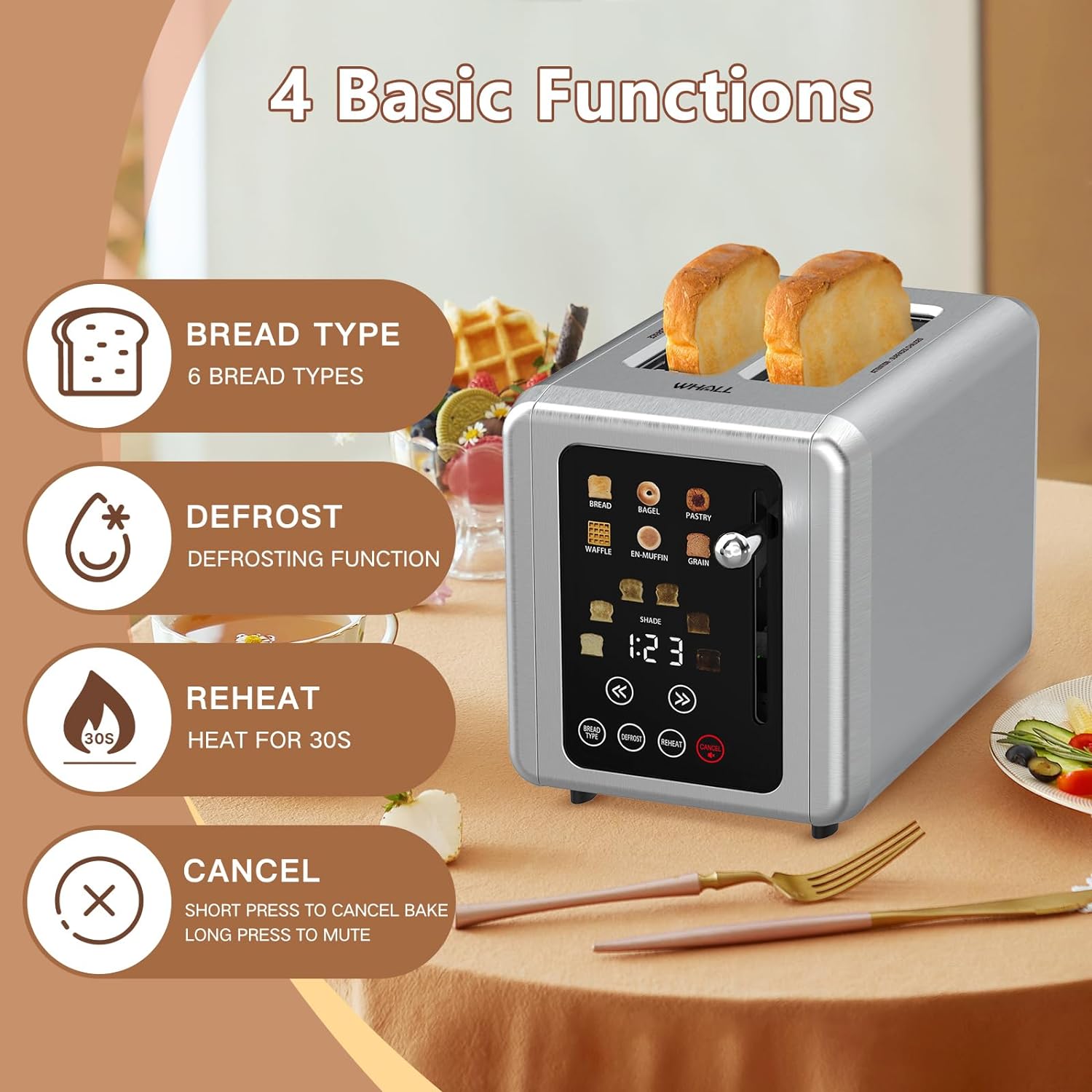 Smart Touch Screen Toaster