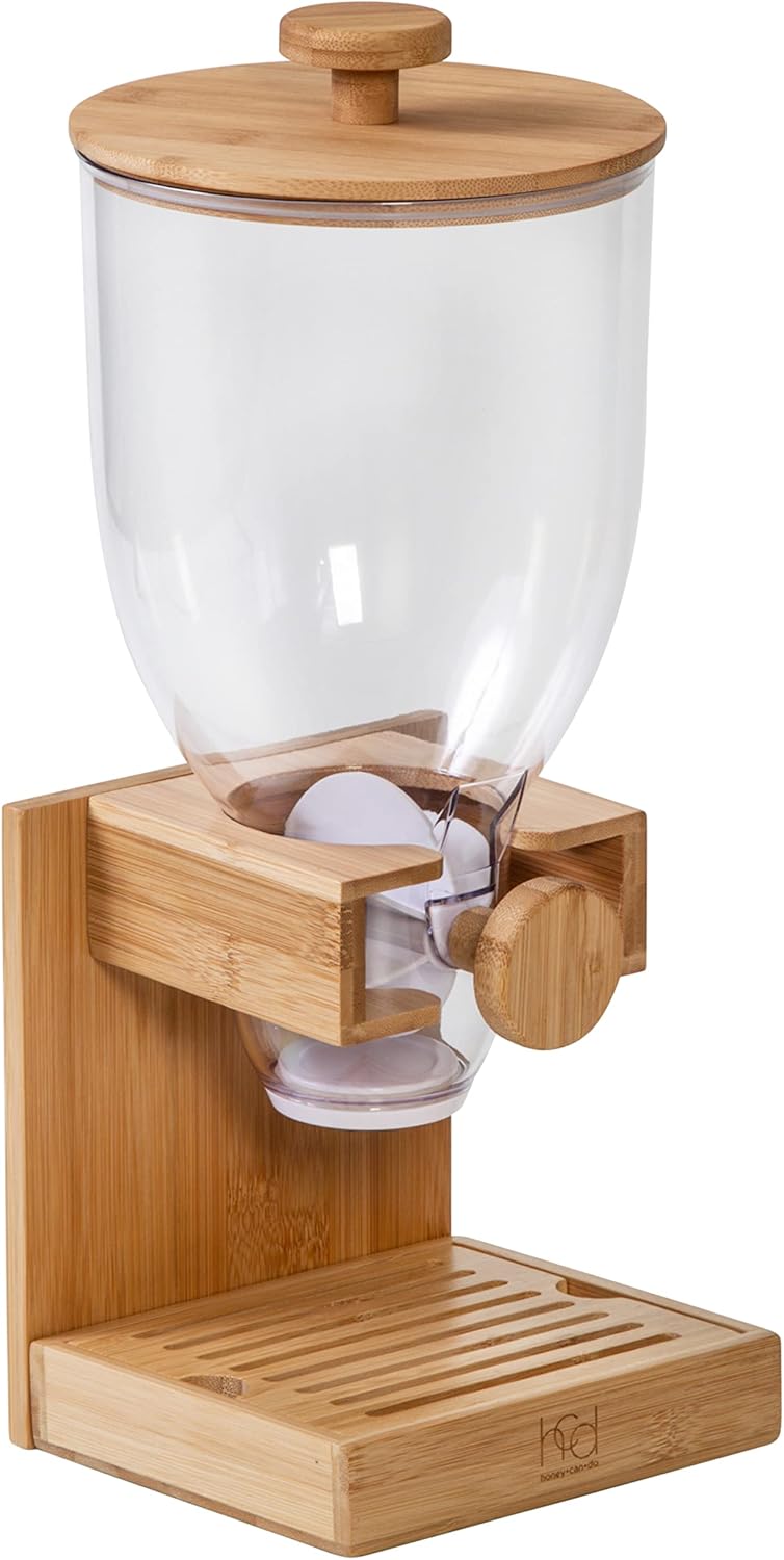 17.5 oz Bamboo Cereal Dispenser