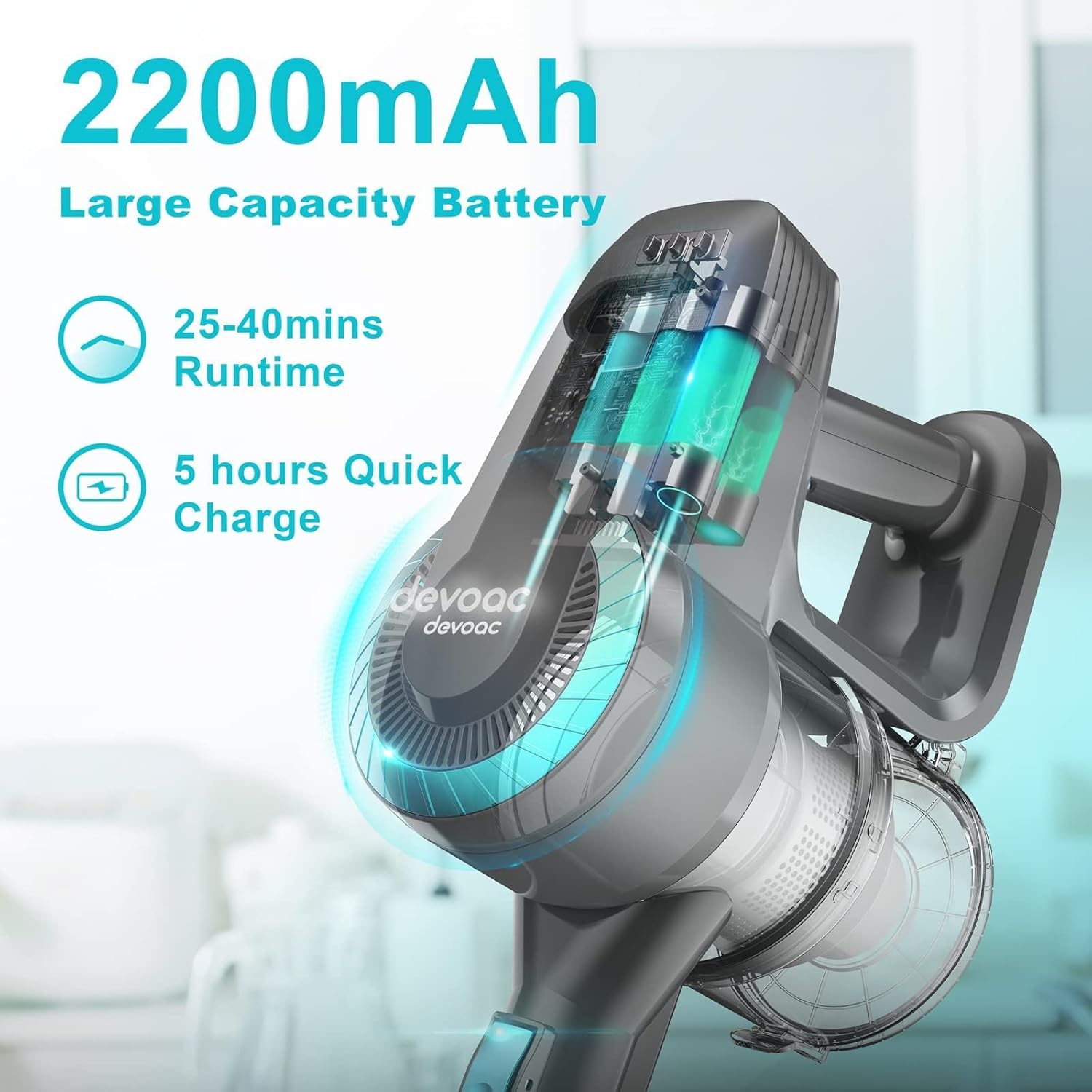 6 in 1 Ultra-Lightweight Stick Vacuum