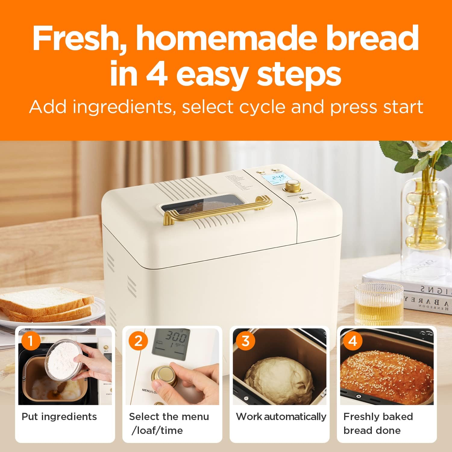 Automatic Nut Dispenser Compact Toaster