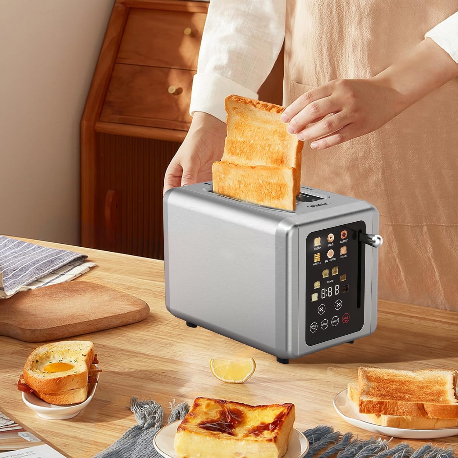 Smart Touch Screen Toaster