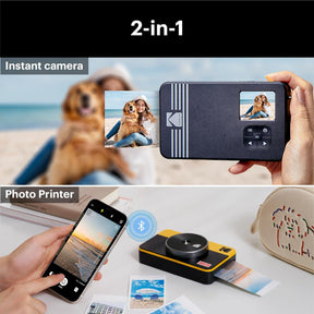 2-in-1 Instant Digital Camera and Photo Printer