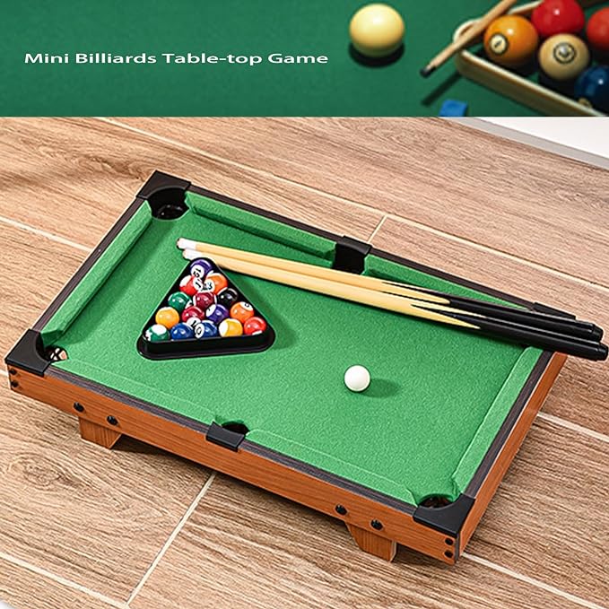 🔥Last Day 49%OFF 🎄Mini Pool Table for Kids Small Billiards Game